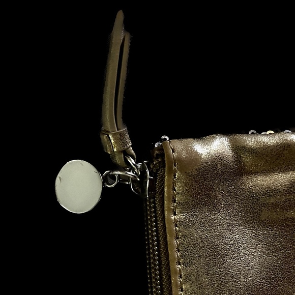 Loft Gold Beaded Sequin Envelope Purse - OS - Picture 4 of 11